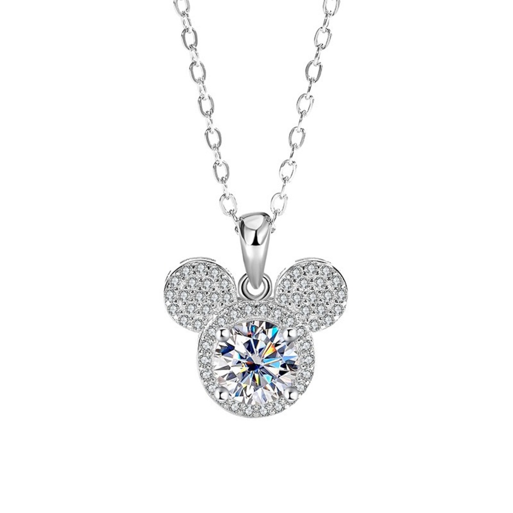 Mickey Moissanite Necklace